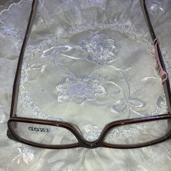 Izod Eyeglass Frames Dark Brown - Picture 3 of 6